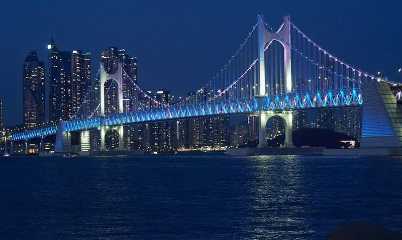 Gwangalli at night