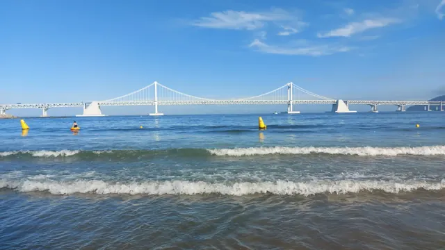 Gwangalli Beach and Gwangan Bridge