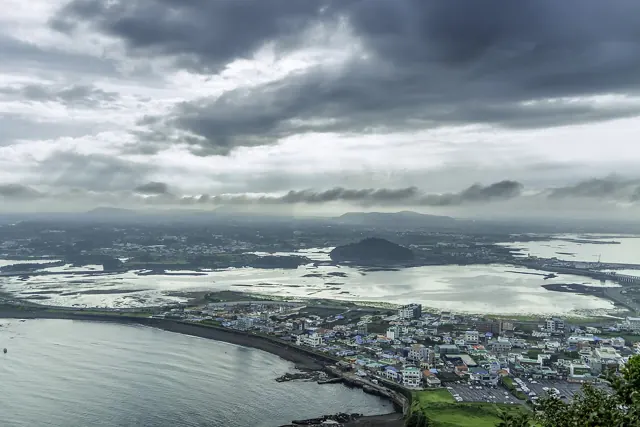 View from Seongsan Ilchulbong