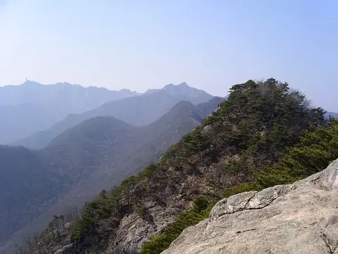 Gyeryongsan from Jang-gun peak