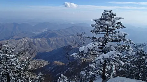 Winter view from Jirisan