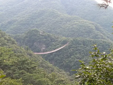 Gamaksan suspension bridge in Paju