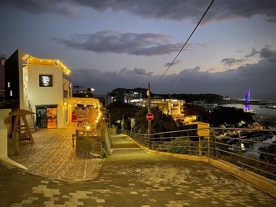 Seogwipo at dusk