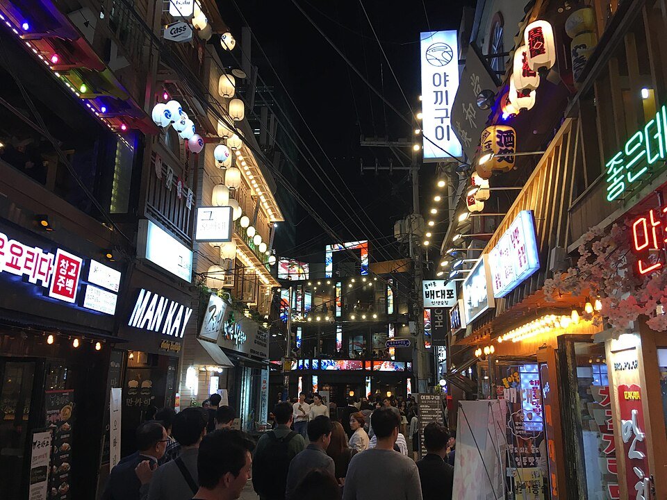Seomyeon at night